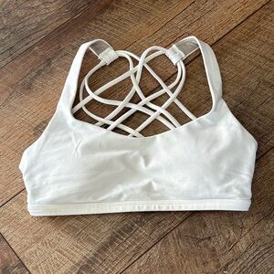 Brand new Lululemon Athletica White Strappy Sports Bra